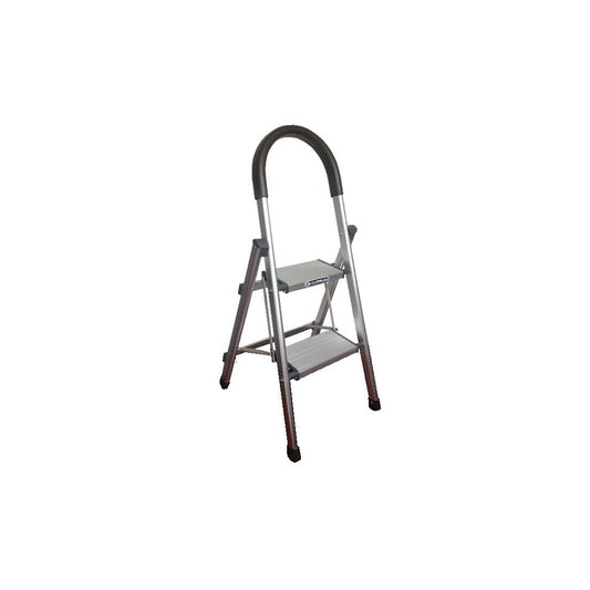 Escalerita Cuprum de aluminio con recubrimiento en barandal, de 2 pies de altura Cuprum C-2263-02