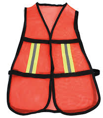 Chaleco De Seg. Naranja Reflej Santul CHALECO