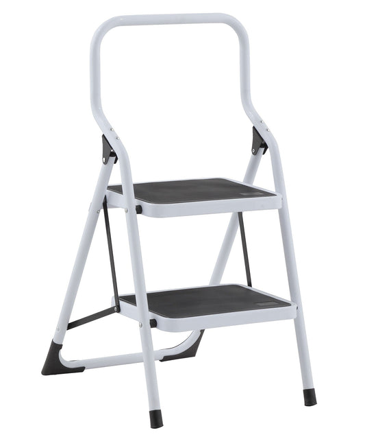 Escalerita Cuprum de acero con barandal, de 2 pies de altura Cuprum CN-4313-02