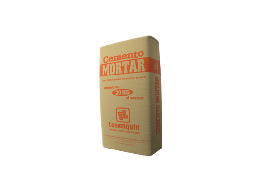Cemento Mortar Gris 20kg Cemenquin MORTARG