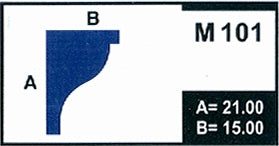 Moldura decorativa modelo 101