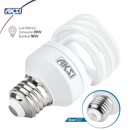 Foco 20w Mini Espiral Lf Aksi Aksi 110645 