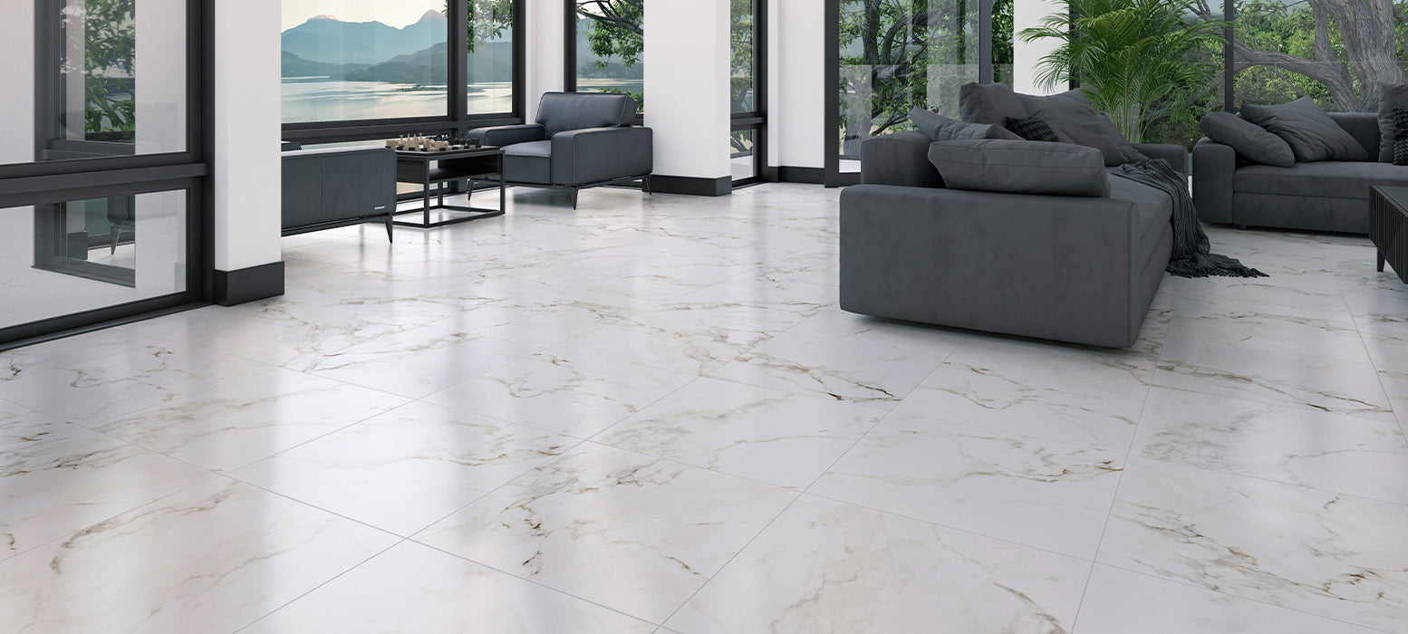 Piso Rectificado Arkina Blanco 60 X 60 Cm Daltile ZAK8 