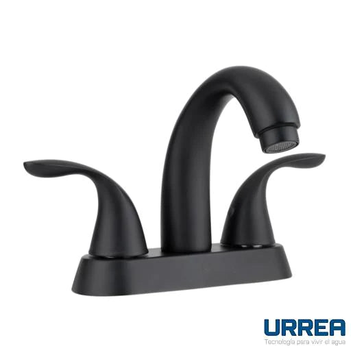 Llave mezcladora para lavabo en acabado negro mate Urrea 11CL.2 