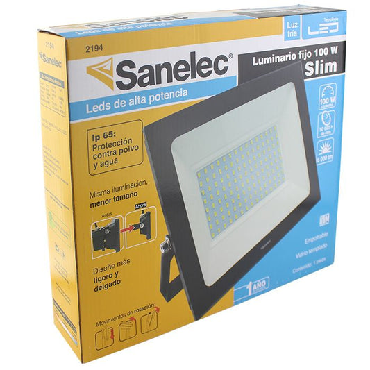 Luminario Led Fijo 100w Sanele Sanelec 2194 