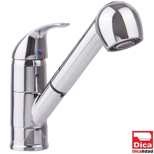 Monomando para cocina con nariz retractil 4081 Dica 4081 