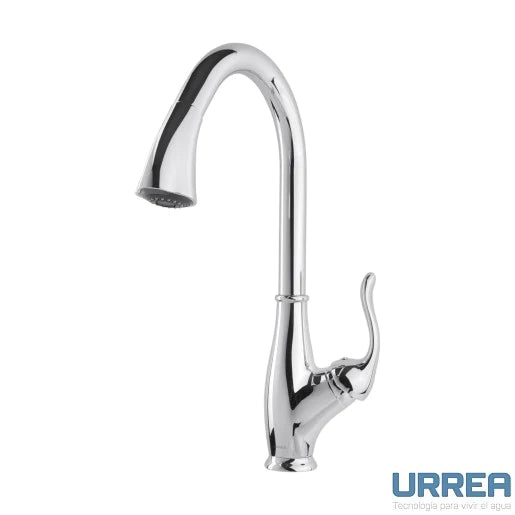 Monomando para cocina con nariz retractil Urrea 9497 