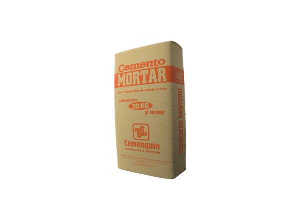 Cemento Mortar Gris 20kg Cemenquin MORTARG 