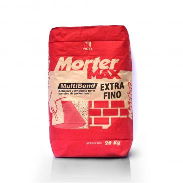 MorterMAX Mortero Manual Multibond Basecoat Extrafino saco de 20 kg Mocuzari MULTIBOND 