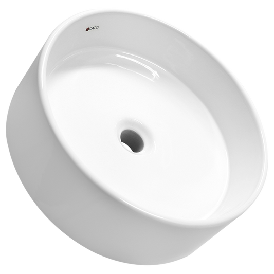 Lavabo De Sobreponer Modelo Davinci Blanco Cato ODA01 