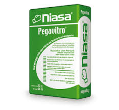 Adhesivo Pegavitro Blanco Saco De 20 Kg. Niasa PEGAVITRO 