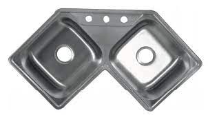 Sink doble de sobreponer para esquina Anbec T2090 